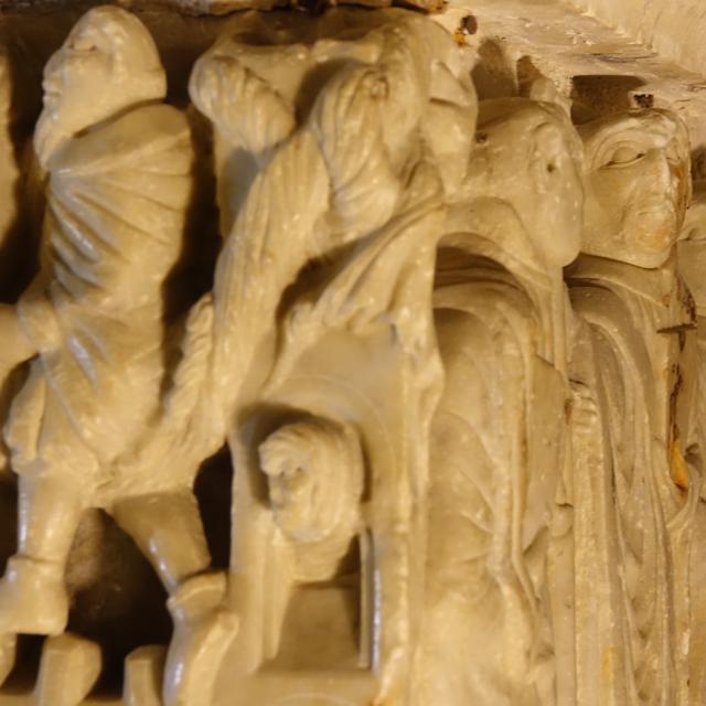 Saint-Hilaire_Abbaye_Eglise_Sarcophage de Saint-Sernin_PCU_2019_06_14_Libre de droit_©Laetitia Martinez