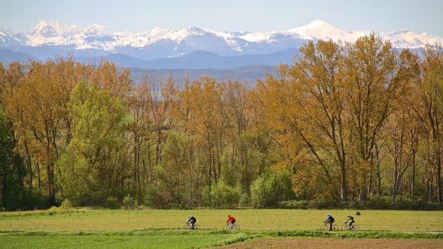 Los Pirineos desde La Malepeyre ©le Cyclo Club De Limoux